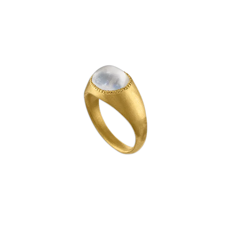 Rainbow Moonstone Roz Ring
