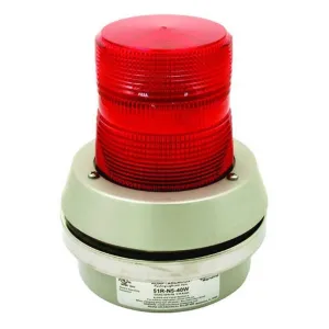 RKI 2 Wire Flashing Alarm Light/Horn, 24 VDC, 40 Watt Lamp