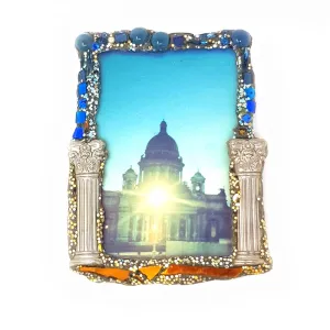 RUSSIAN CATHEDRAL BROOCH - ST ISAAC'S ST PETERSBERG, 1994