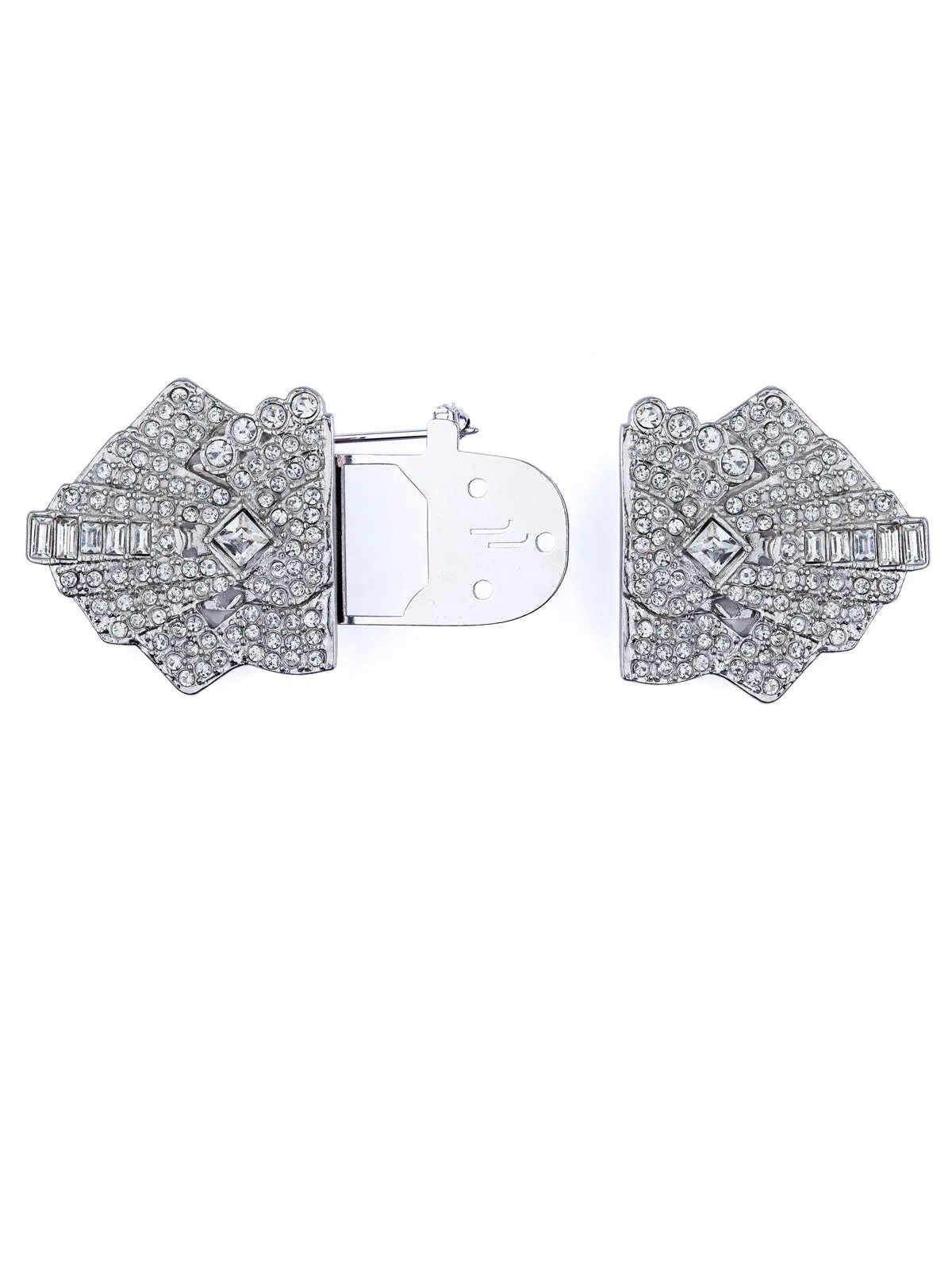 Shirley Double Clip Brooch