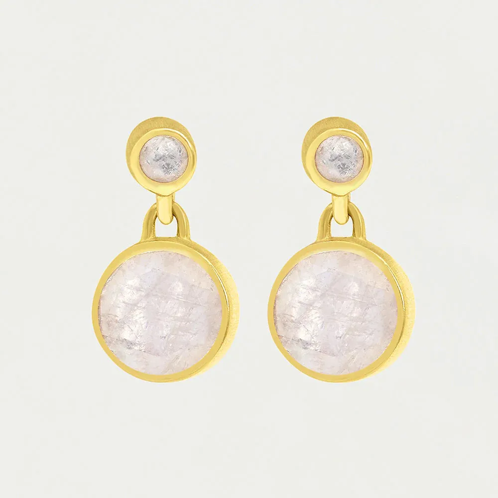 Signature Droplet Moonstone Earrings