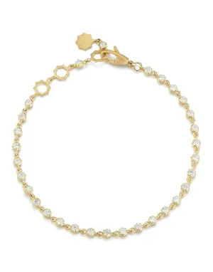Small Sophisticate Diamond Line Bracelet