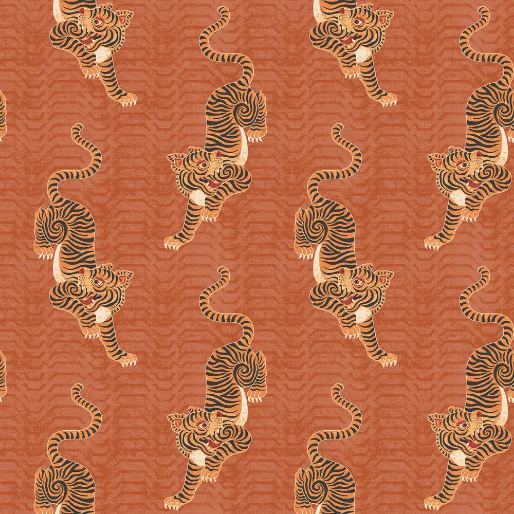 Tibetan Tiger Wallpaper Coral