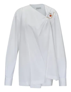 Top With Brooch