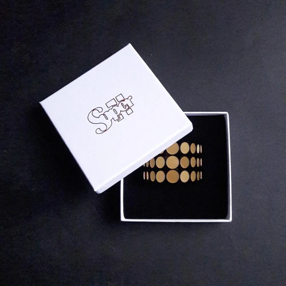 VEGA Acrylic & Ebony Brooch - Limited edition