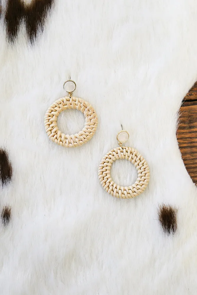 Winding Down Earrings Sand